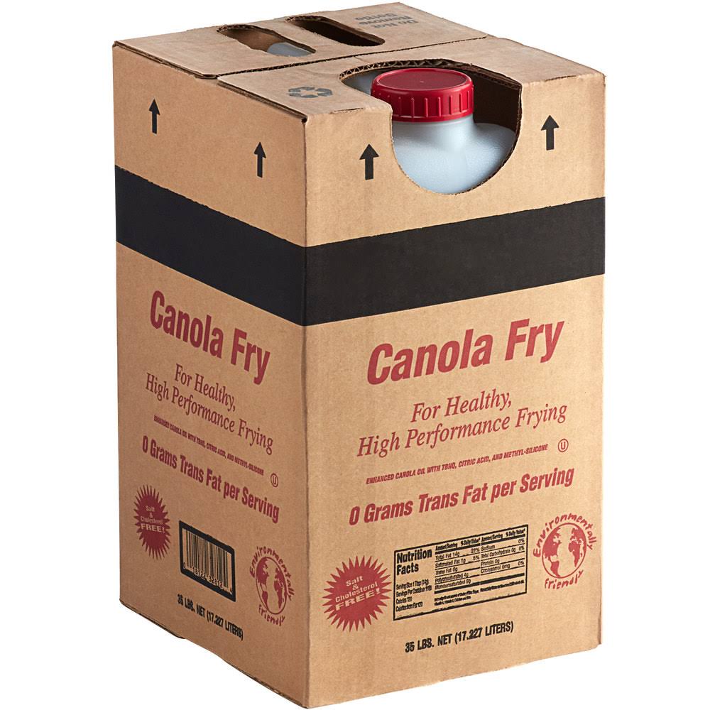 35 lb. High Performance Canola Fry Oil V2015