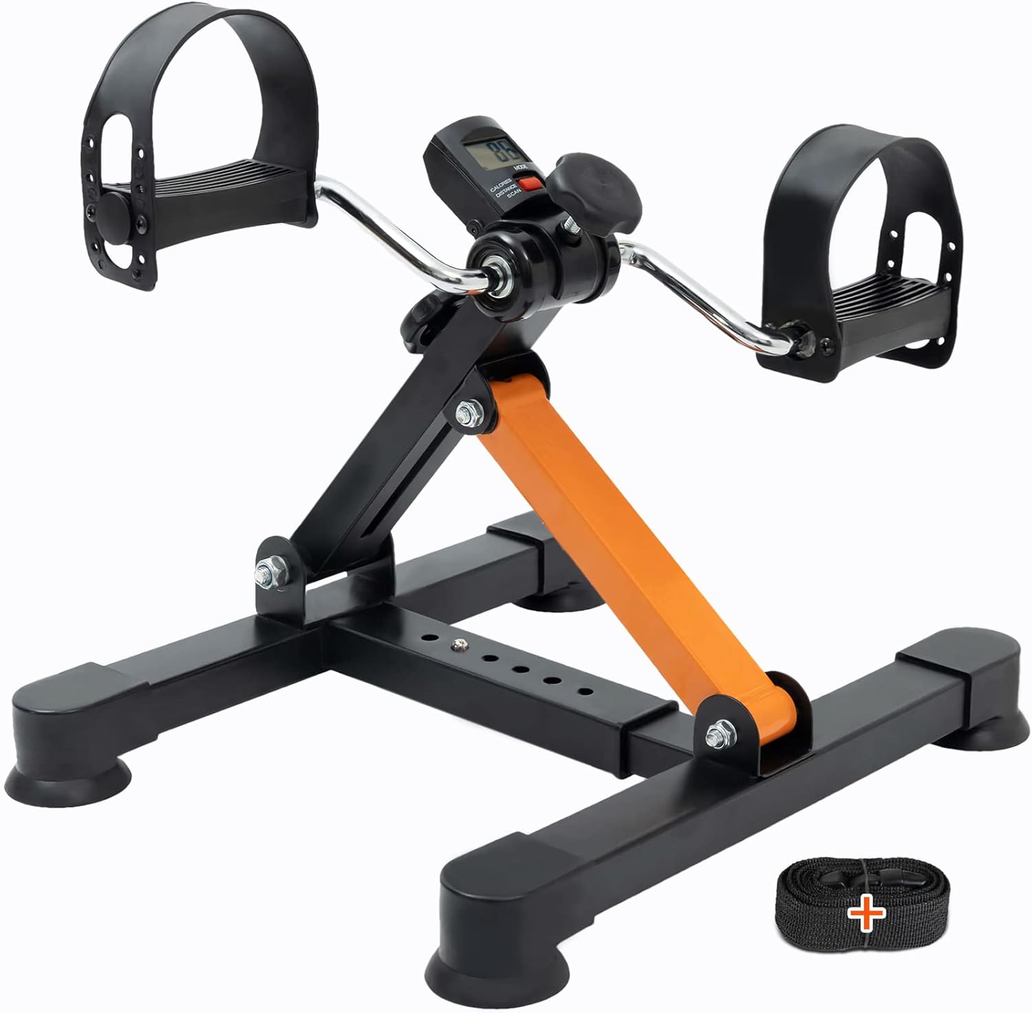Foldable Pedal Exerciser Under Desk Bike with LCD Monitor Pack of 2 X5661