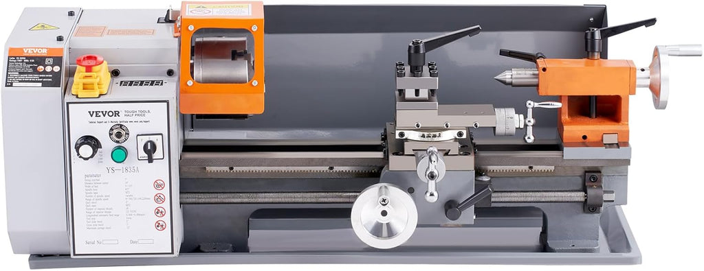 7'' x 13.78'' Metal Lathe with Tool Box W24229