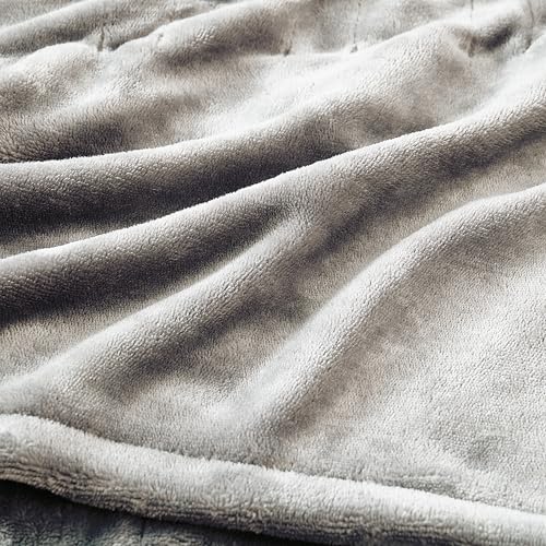 King Size 100in x 90in Polyester Velvet Electric Heated Blanket R7338