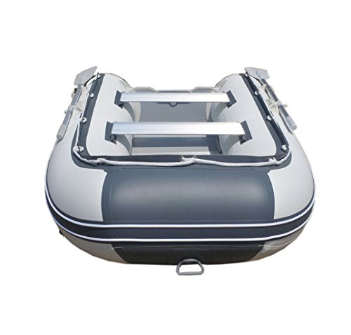 12ft 6in Inflatable Dinghy Boat Tender White Gray C55634