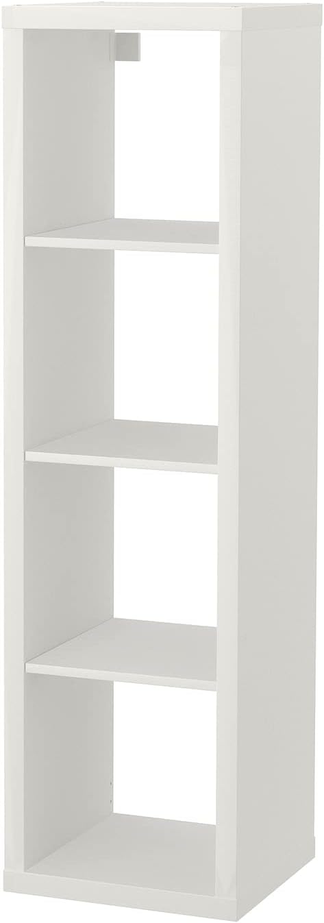 White 15 3/4x11x79 1/2 Bookcase M80358
