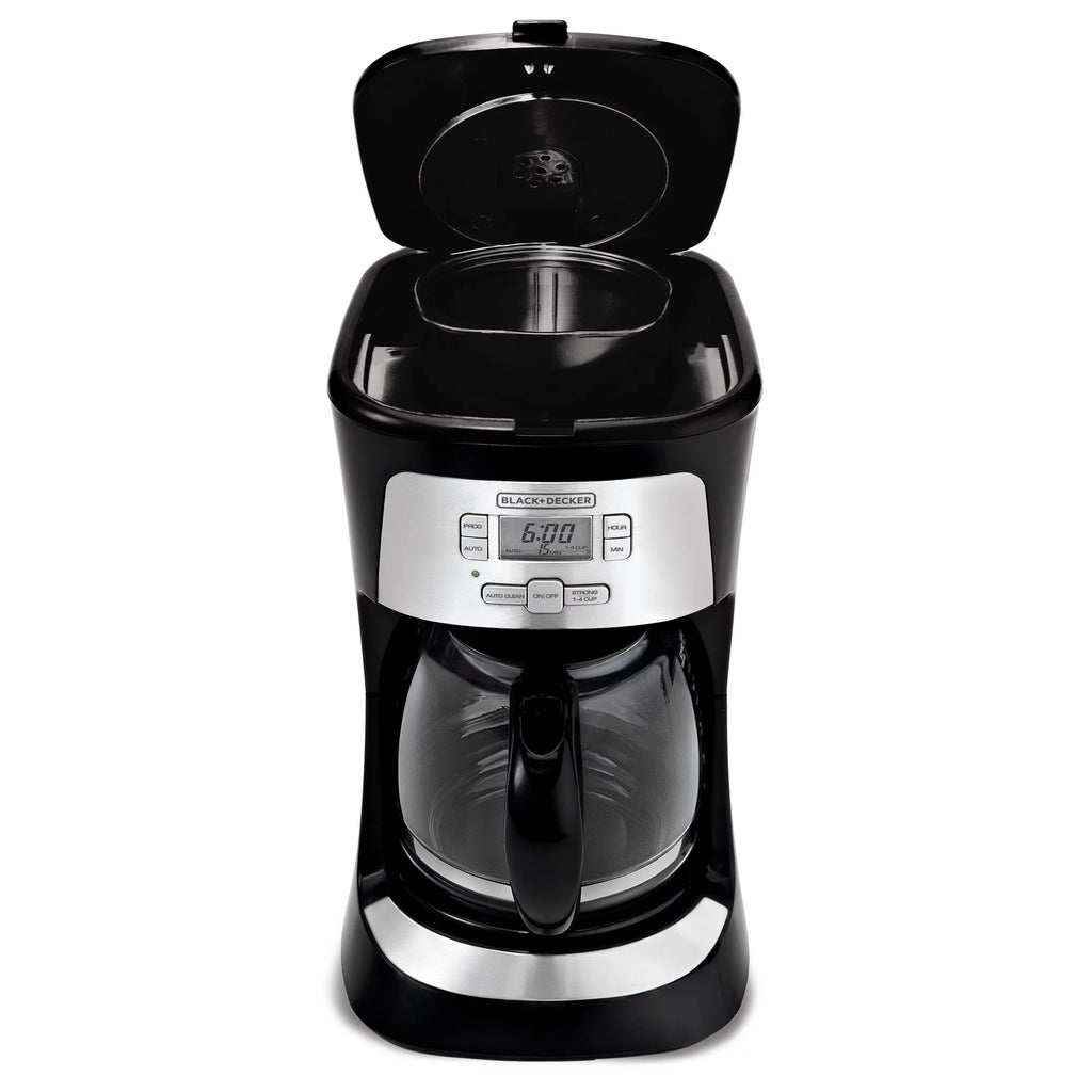 12-Cup Programmable Black Coffeemaker T8740