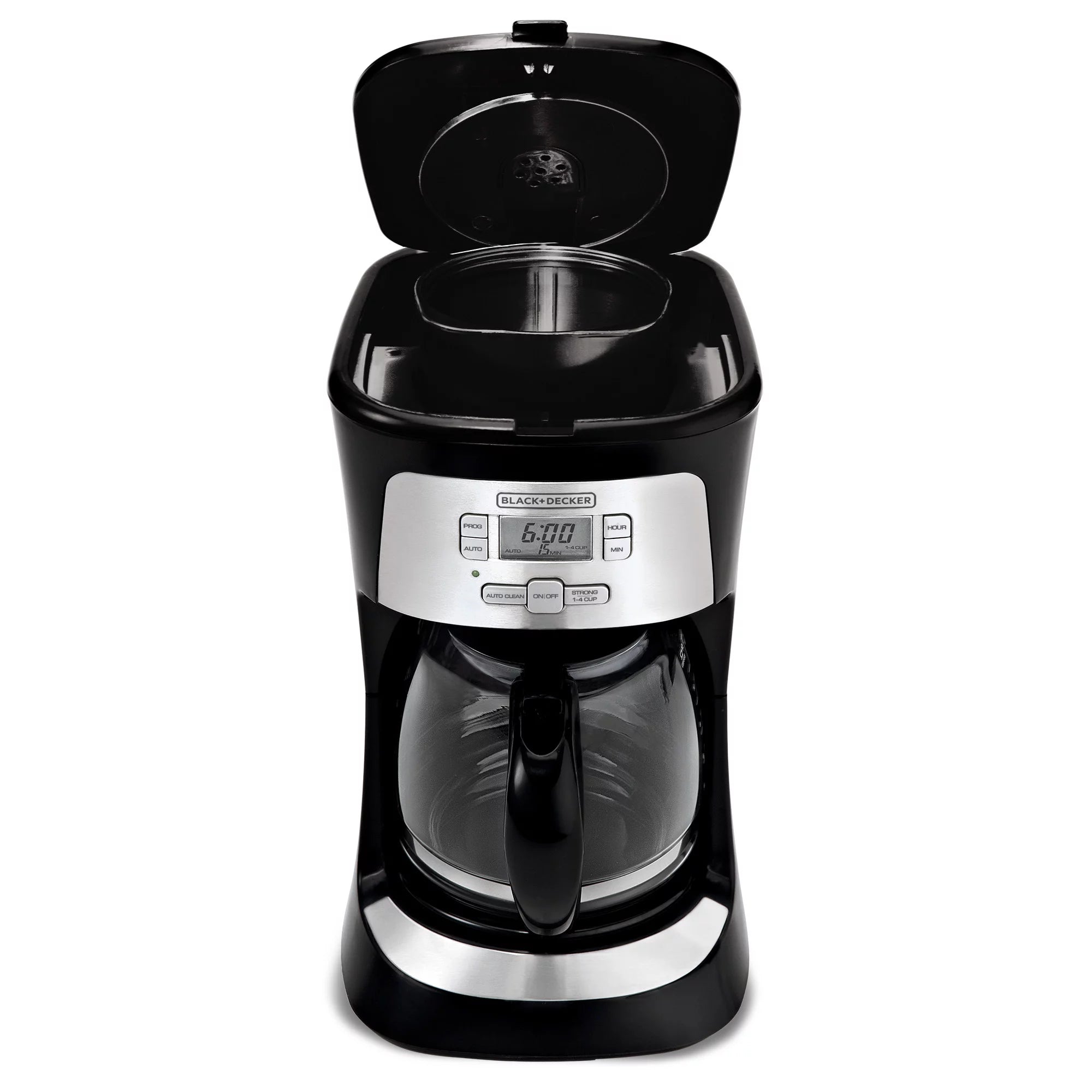 12-Cup Programmable Black Coffeemaker T8740
