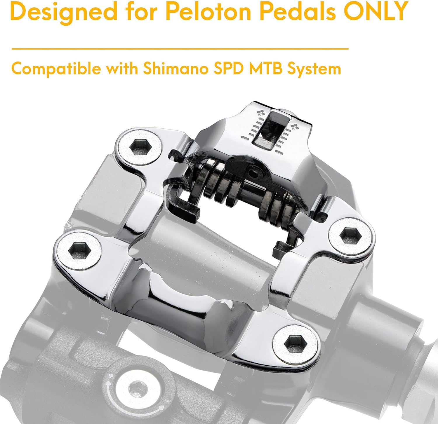Pedal Adaptor and Converter Kit with Pedal Toe Clips Cage W4425