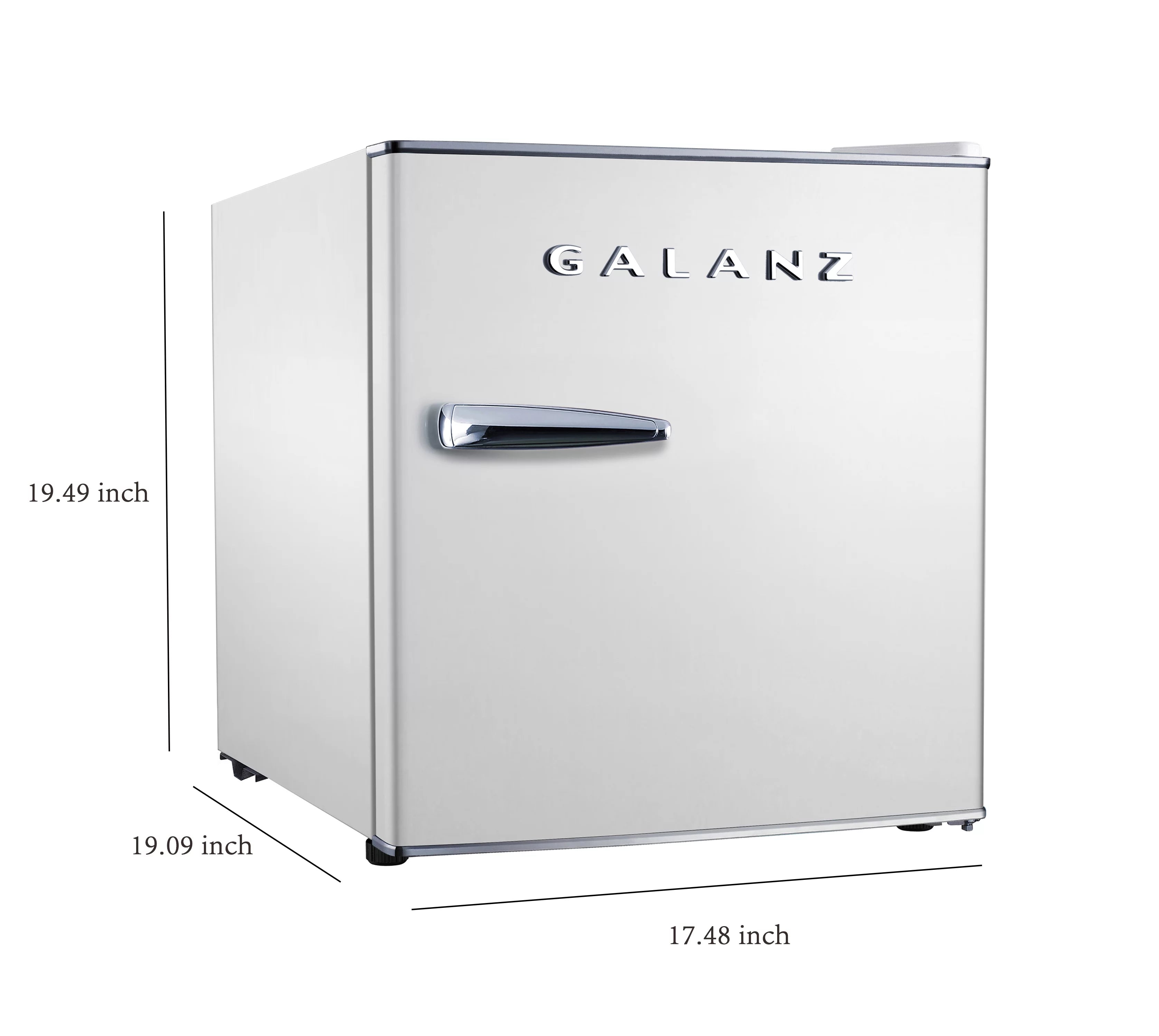 White 1.7 Cu ft Mini Fridge Y3484