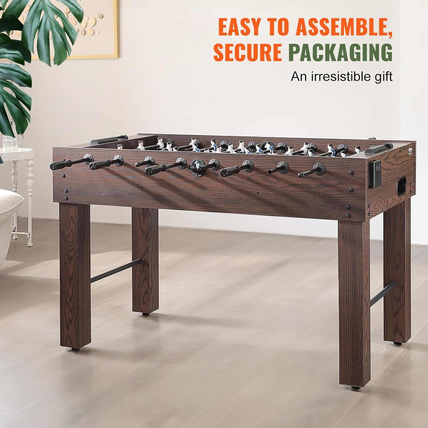 55 inch Standard Size Foosball Table with 4 Balls and 2 Cup Holders I5203