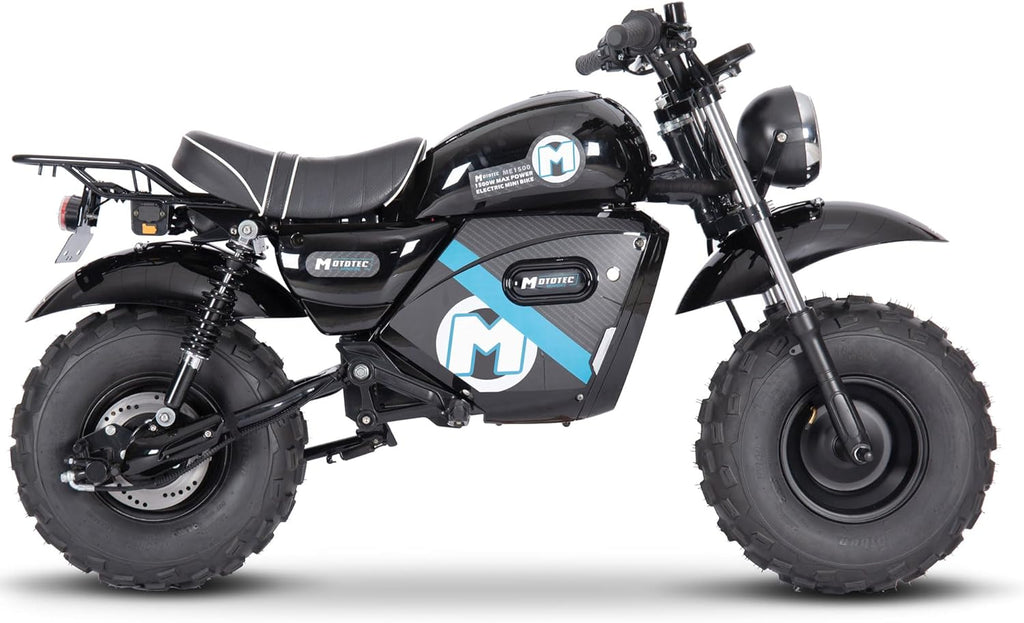 60v 1500w Electric Mini Bike Lithium Black H43220