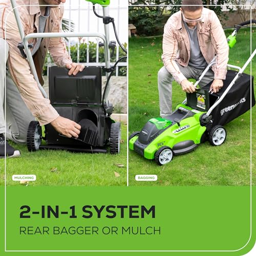 40V 21" Brushless Cordless Self-Propelled Lawn Mower with 5.0Ah Battery and Charger H464