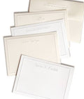 Personalized Embossed Border Note Cards Z626238