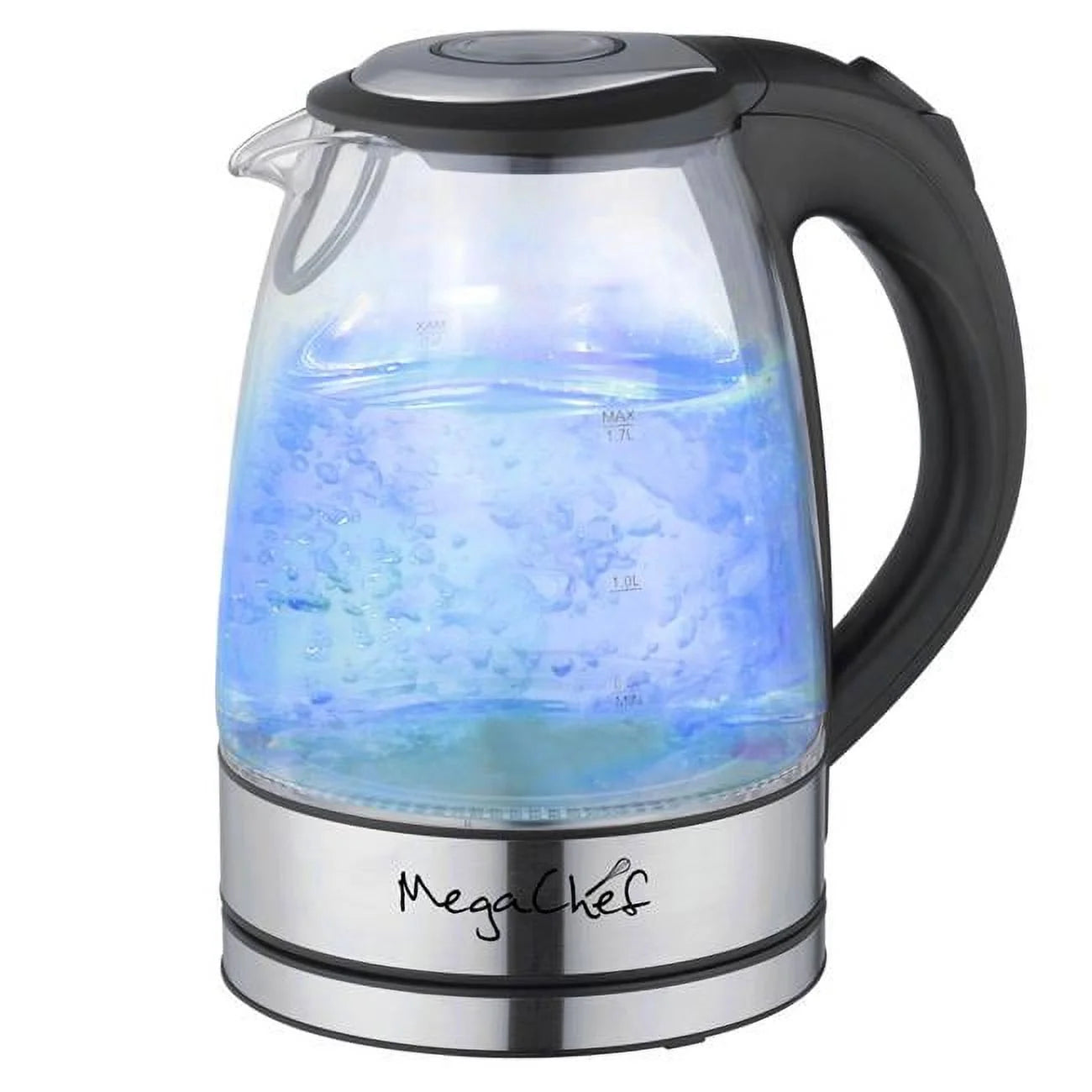 1.7 Litre Glass Stainless Steel Electric Tea Kettle L8117