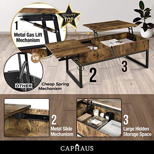 Lift Top Coffee Table with Sliding Drawer, 41" Espresso Z935