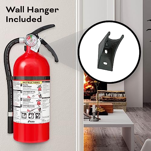 2-A:10-B:C 7.13 Lbs. Fire Extinguisher with Hose and Wall Mount E843