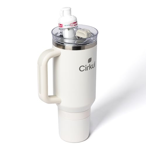 40 oz Carbon Stainless Steel Tumbler with Handle W231