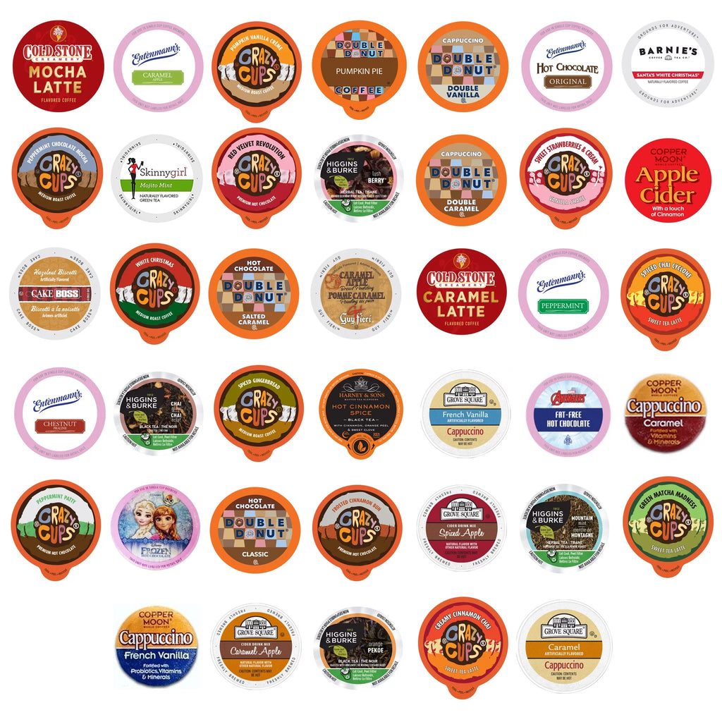 40 Count Single Serve Cups for Coffee, Tea, Hot Cocoa and Cider Q149
