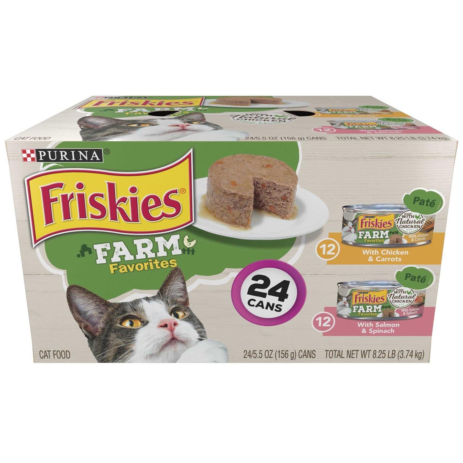 Farm Favorites Pate Wet Cat Food Variety Pack Q760