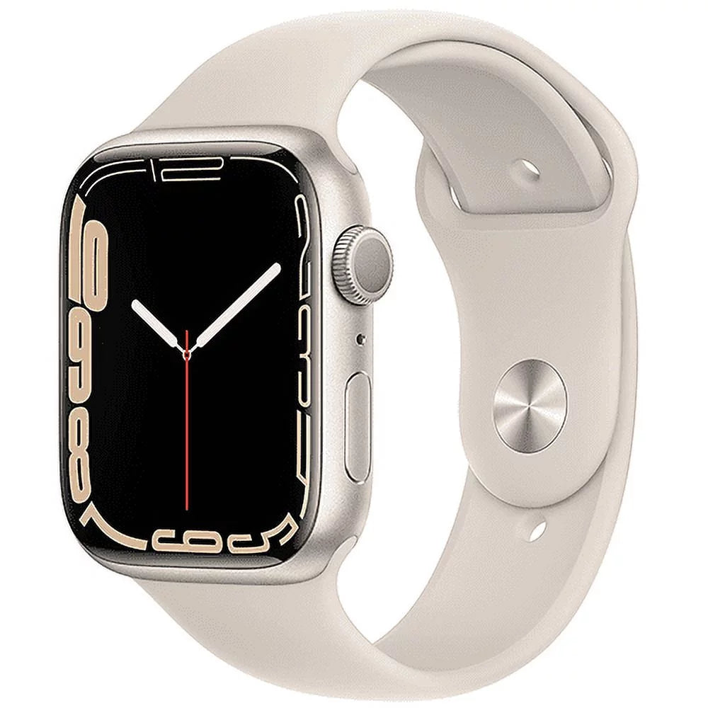 Used Apple Watch Series 7 41mm GPS Starlight Aluminum Case Starlight Sport Band M2879