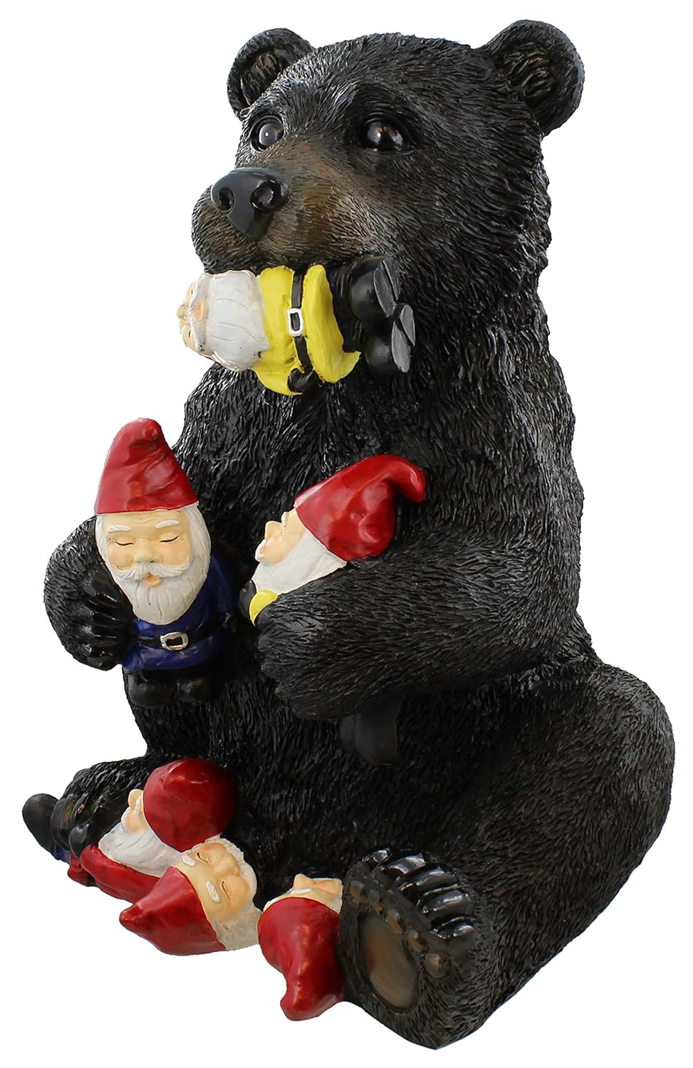Black Bear Garden Gnome Statue R946