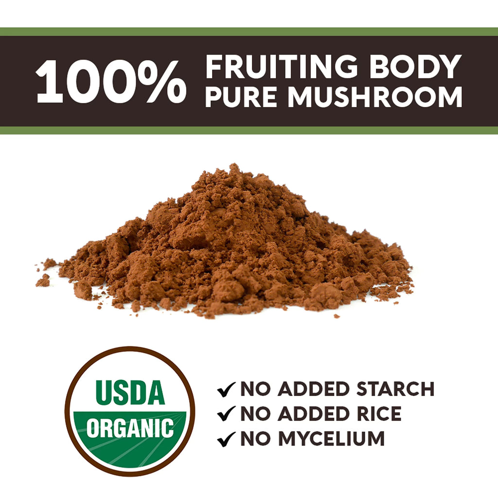 Organic Turkey Tail Mushroom Supplement Powder 3.5 oz Z646