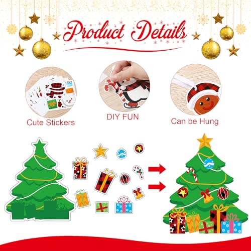 48 Sets Christmas Arts and Crafts DIY Ornaments Kit Q881