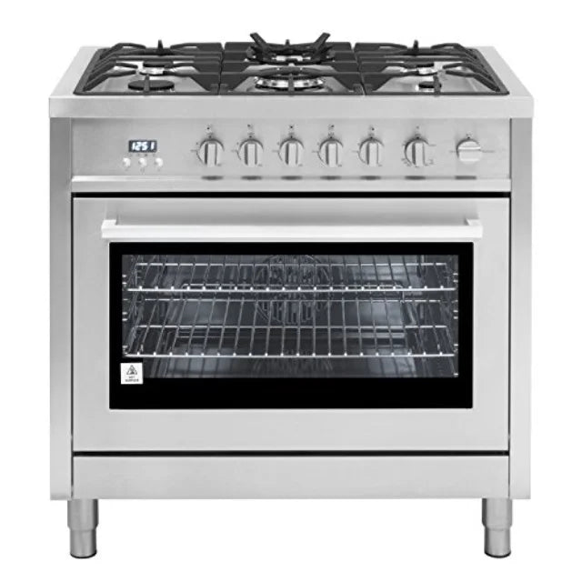 36-in 5 Burners 3.8-cu ft Convection Oven Freestanding Gas Range N912