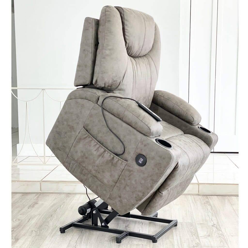 Gray Brown Power Lift Chair N54786