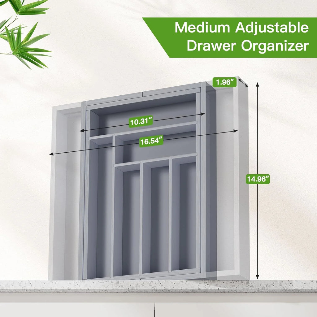 Bamboo Expandable Drawer Organizer U3644