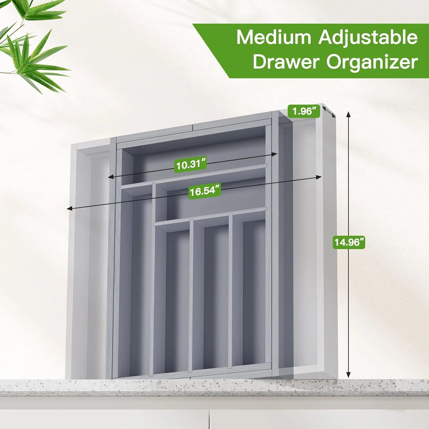 Bamboo Expandable Drawer Organizer U3644