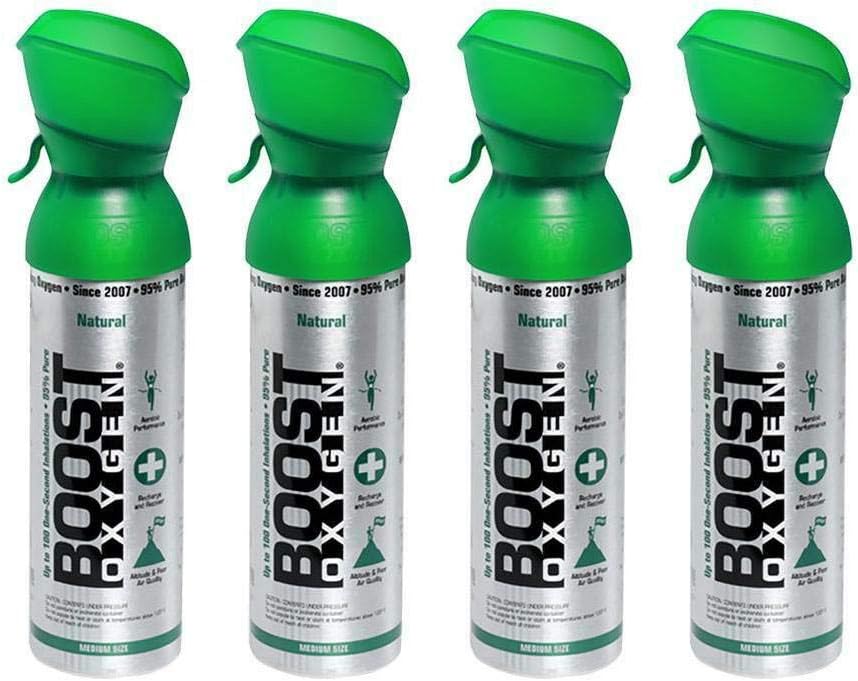 4 Pack 5 Liter Pure Oxygen Canister O151