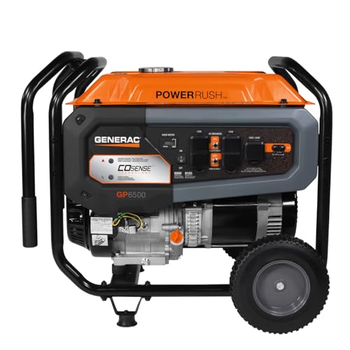 8,000-Watt Gas-Powered Portable Generator with Electric Start Q61021