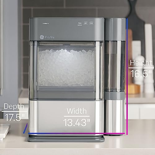 0.75 Gallon Countertop Nugget Ice Maker, Stainless Steel O43767
