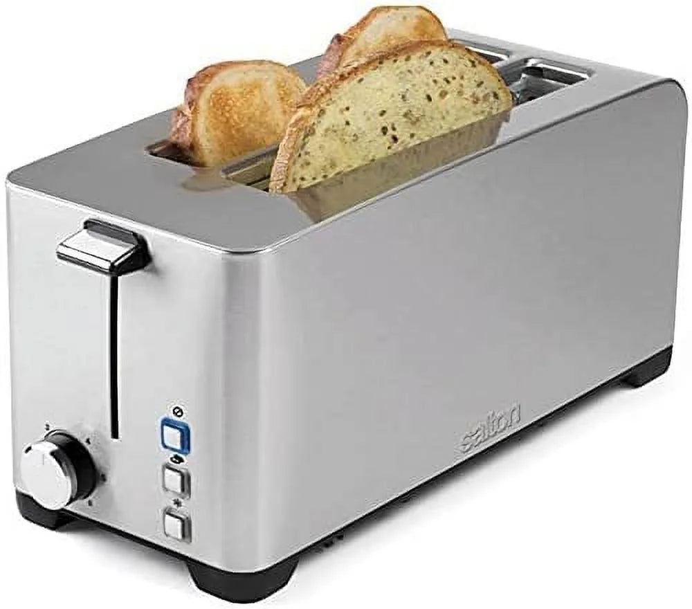 Silver 4 Slice Toaster E408