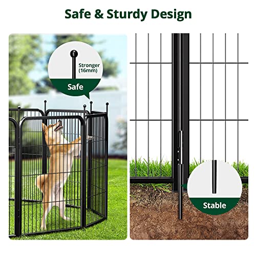 24”/32”/40” Metal Dog Fence Playpen I179