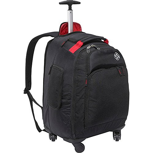 Black 19-Inch Rolling Backpack W3920