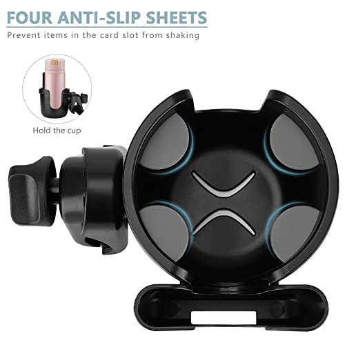 2-in-1 Cup Holder for Stroller, Bike, Wheelchair Q600
