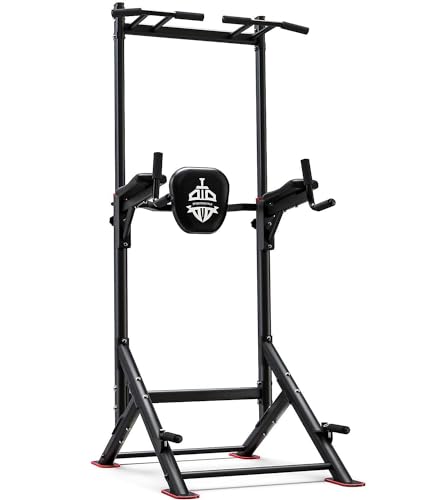 Power Tower Pull Up Dip Station Home Gym Strength Training Fitness Equipment D601