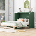 Gray Queen Murphy Bed with Drawers X2359