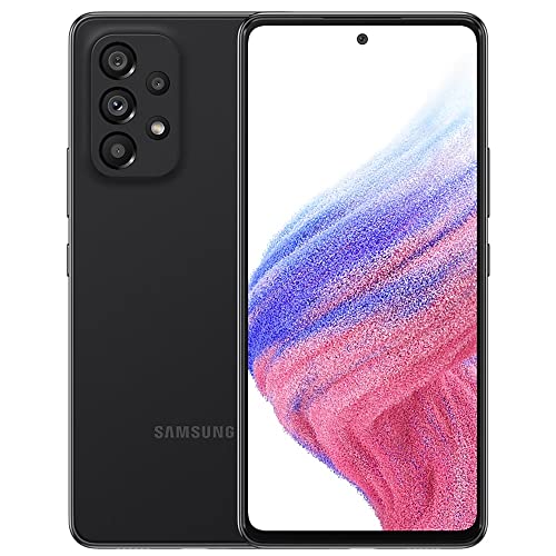 Awesome Black 128GB 6GB 6.5'' 120Hz Full HD+ IP67 Water Resistant Dual SIM GSM 4G Volte Unlocked International Model A536E/DS 25W Charging Cube Bundle Smartphone P1430