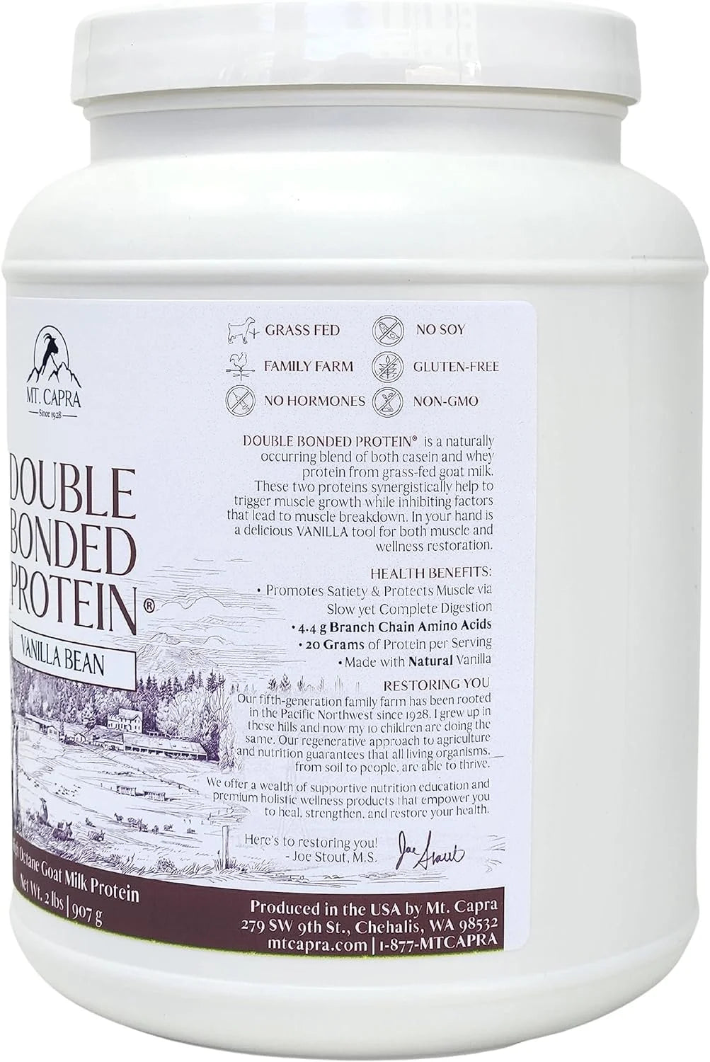 Double Bonded Protein Vanilla Bean - 2 lbs N781