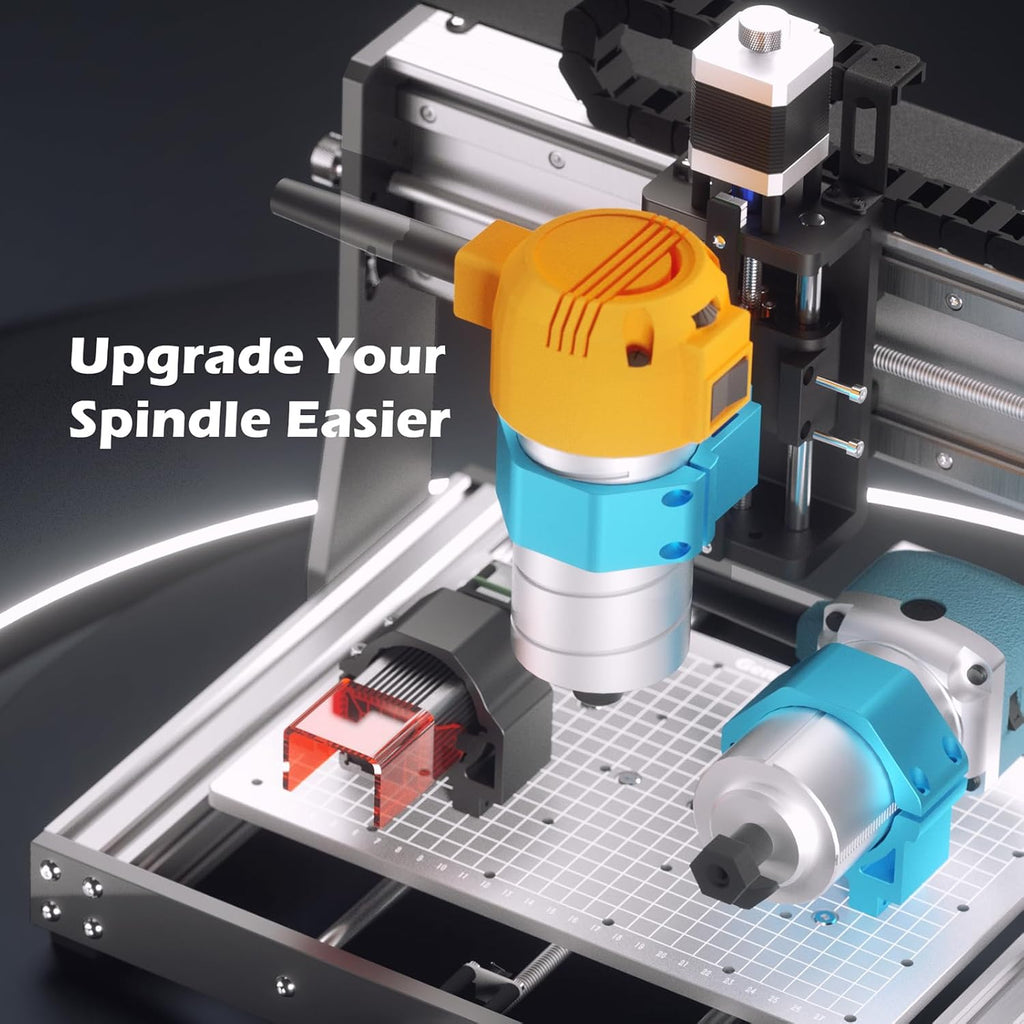 CNC Router Machine with MDF Grid Spoilboard O873