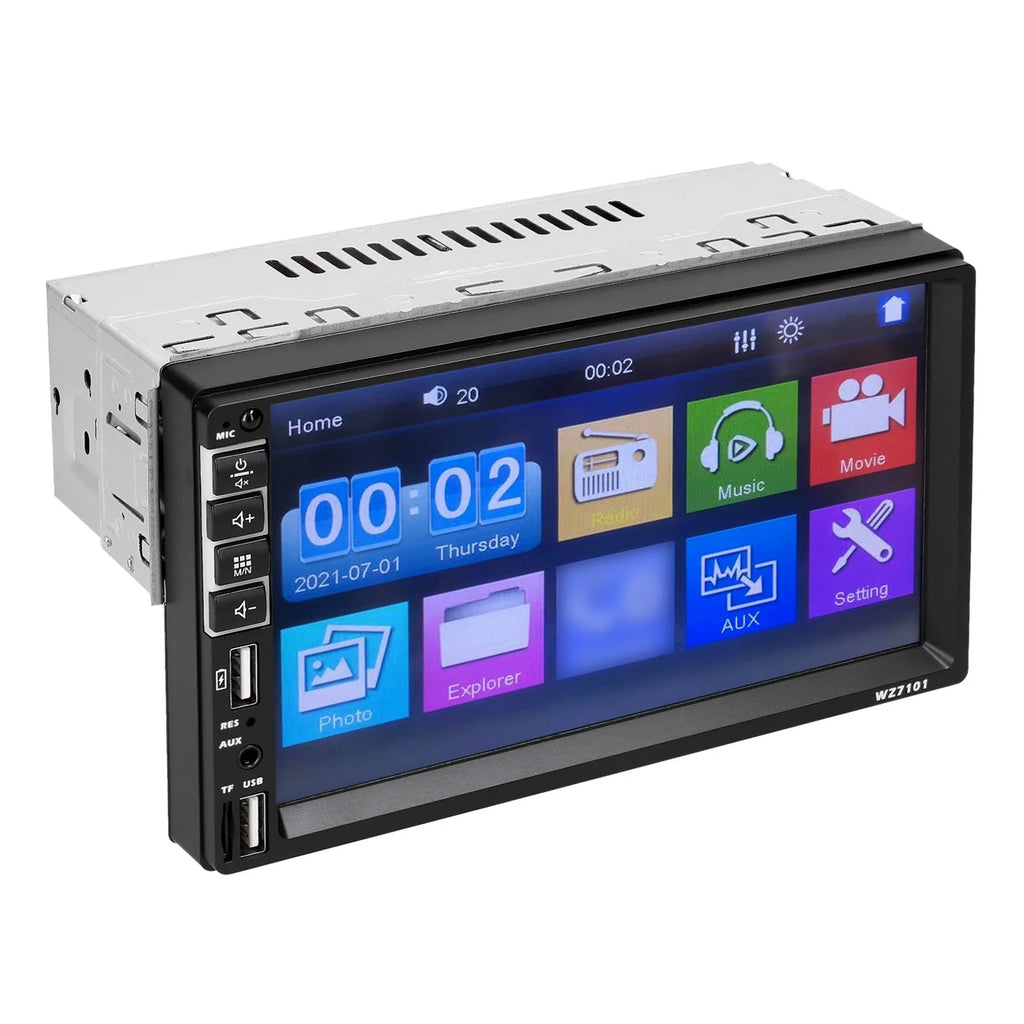 Single Din 7 Inch LCD Touchscreen Car Stereo MP5 Player with BT X574796
