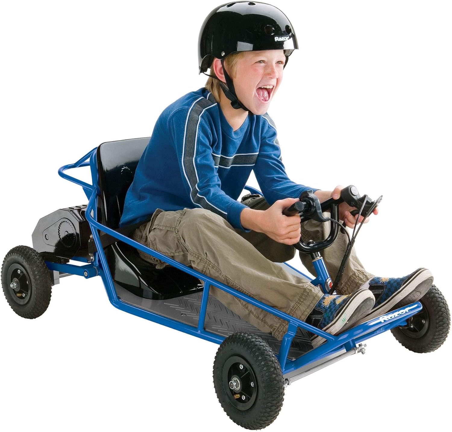 Blue Electric Steel Frame Kart Dune Buggy V171