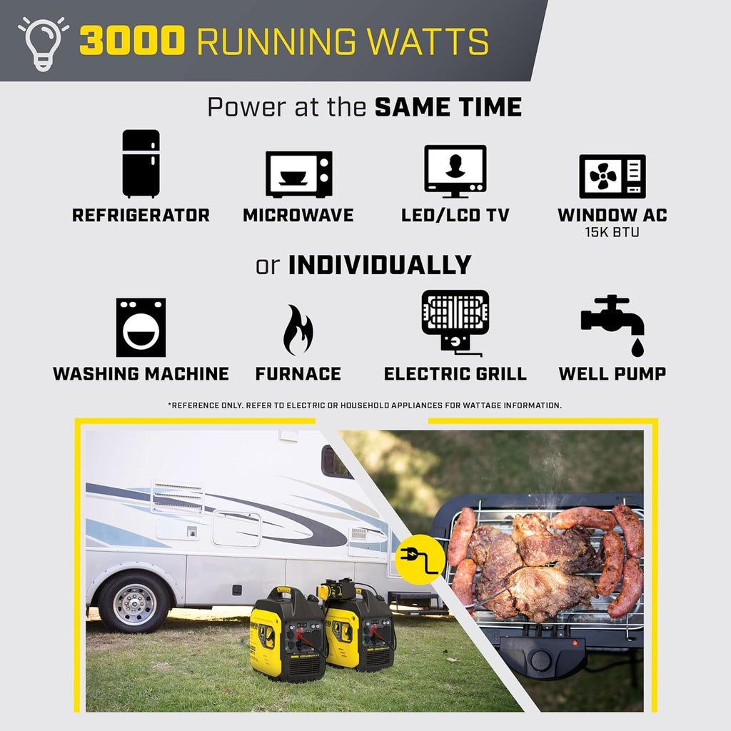 4000-Watt Dual Fuel Portable Inverter Generator E1900