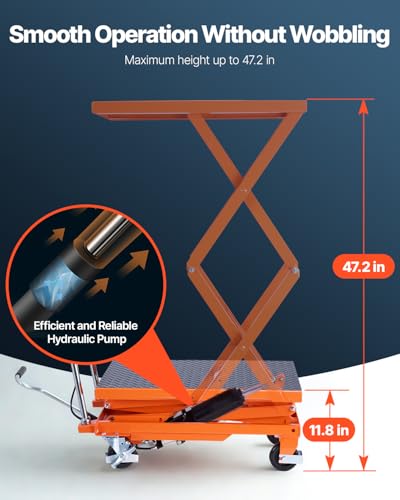 Black Electric Lift Table with 330 lbs Capacity M469665