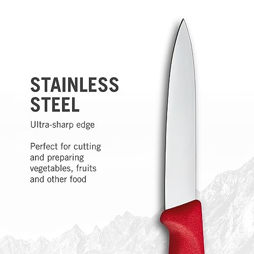 Red Set of 6 Swiss Classic Knife Set S305