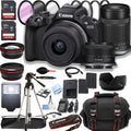 Canon EOS R50 Mirrorless Camera with 18-45mm and 55-210mm Lenses F4292
