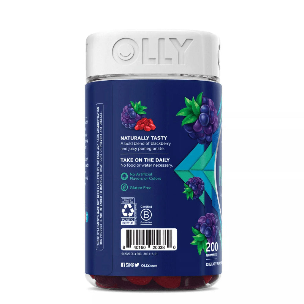 Men's Multivitamin Gummy, Blackberry Flavor 200 ct. P54505