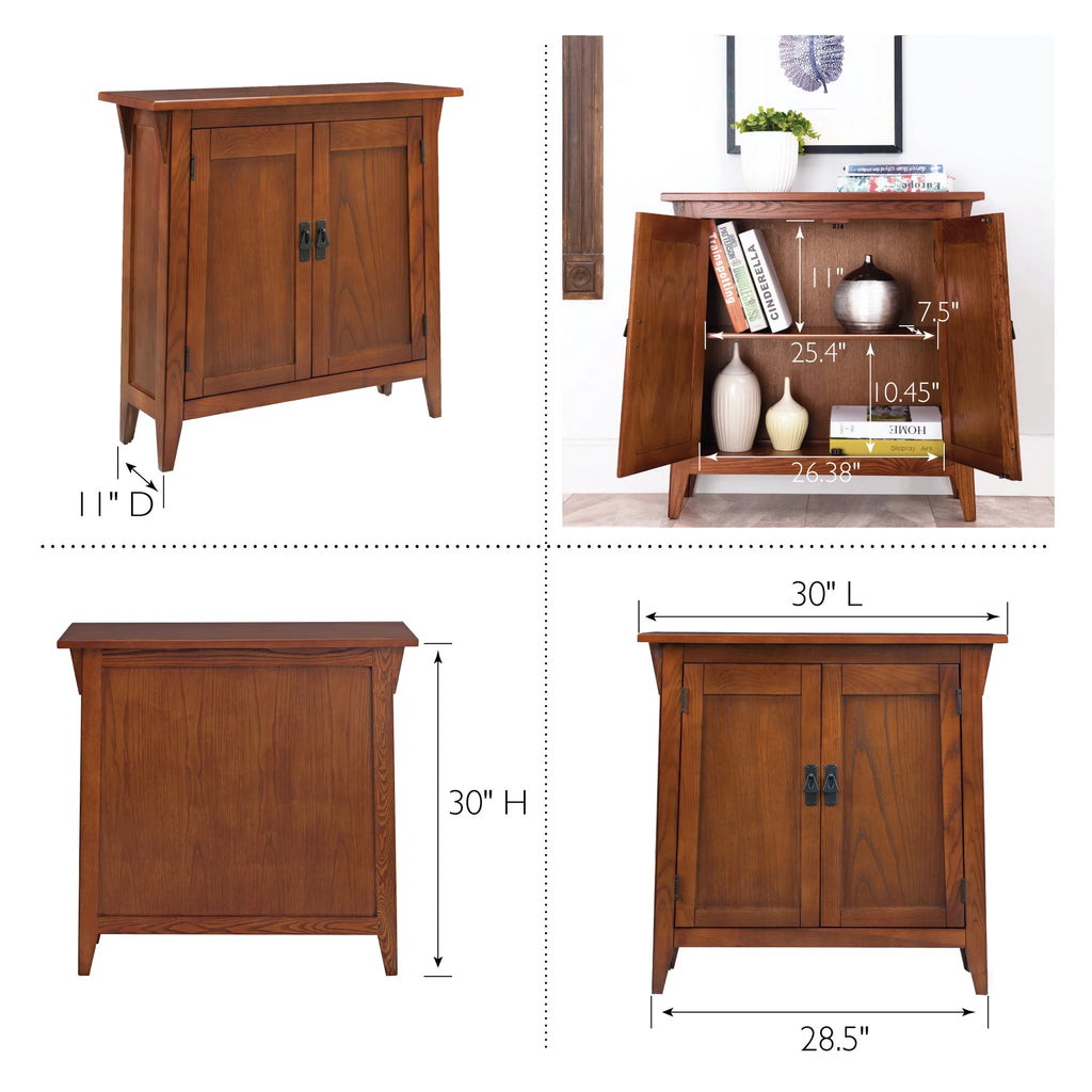 Solid Wood Hall Stand, Rich Russet Finish X226456