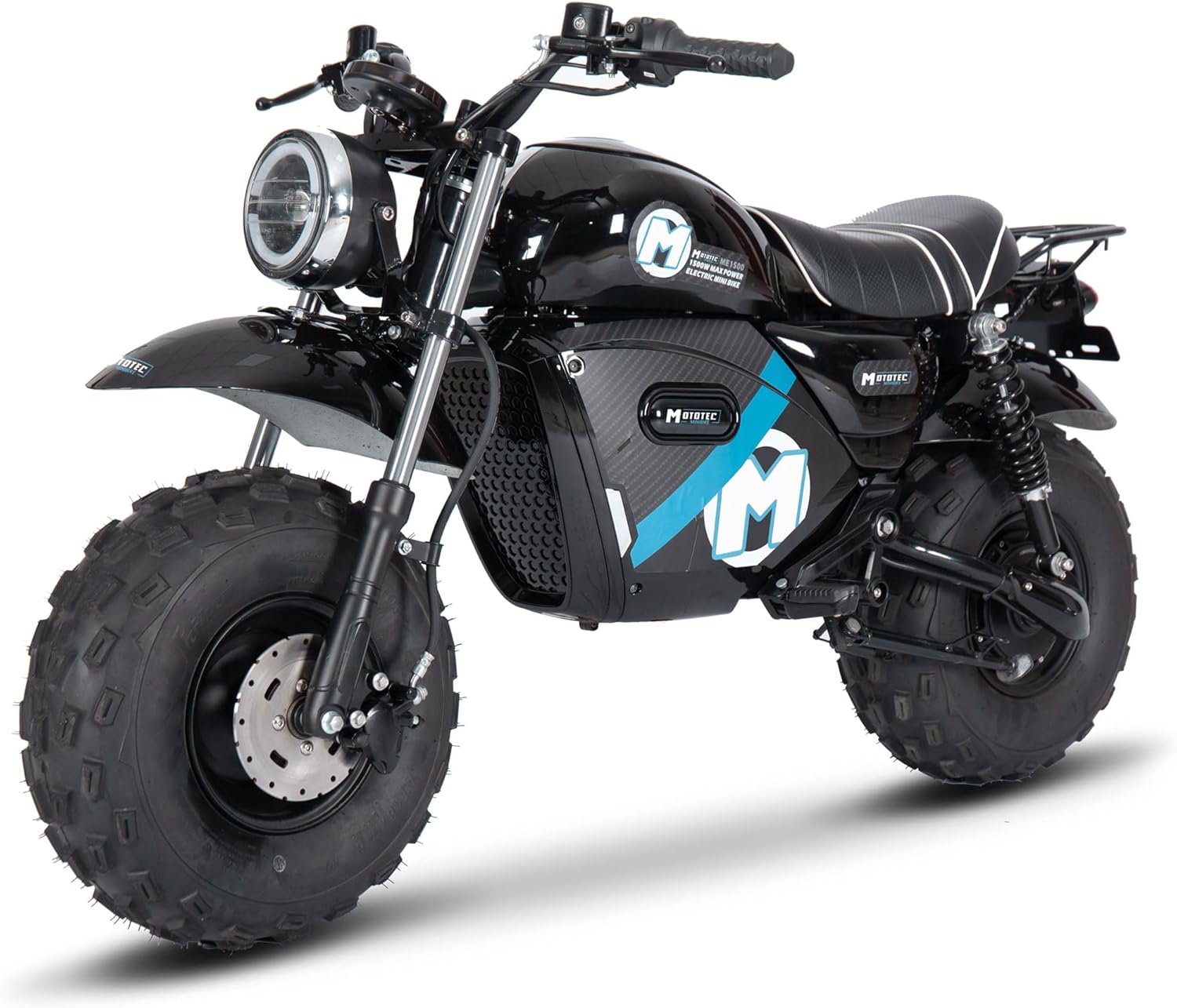 60v 1500w Electric Mini Bike Lithium Black H43220