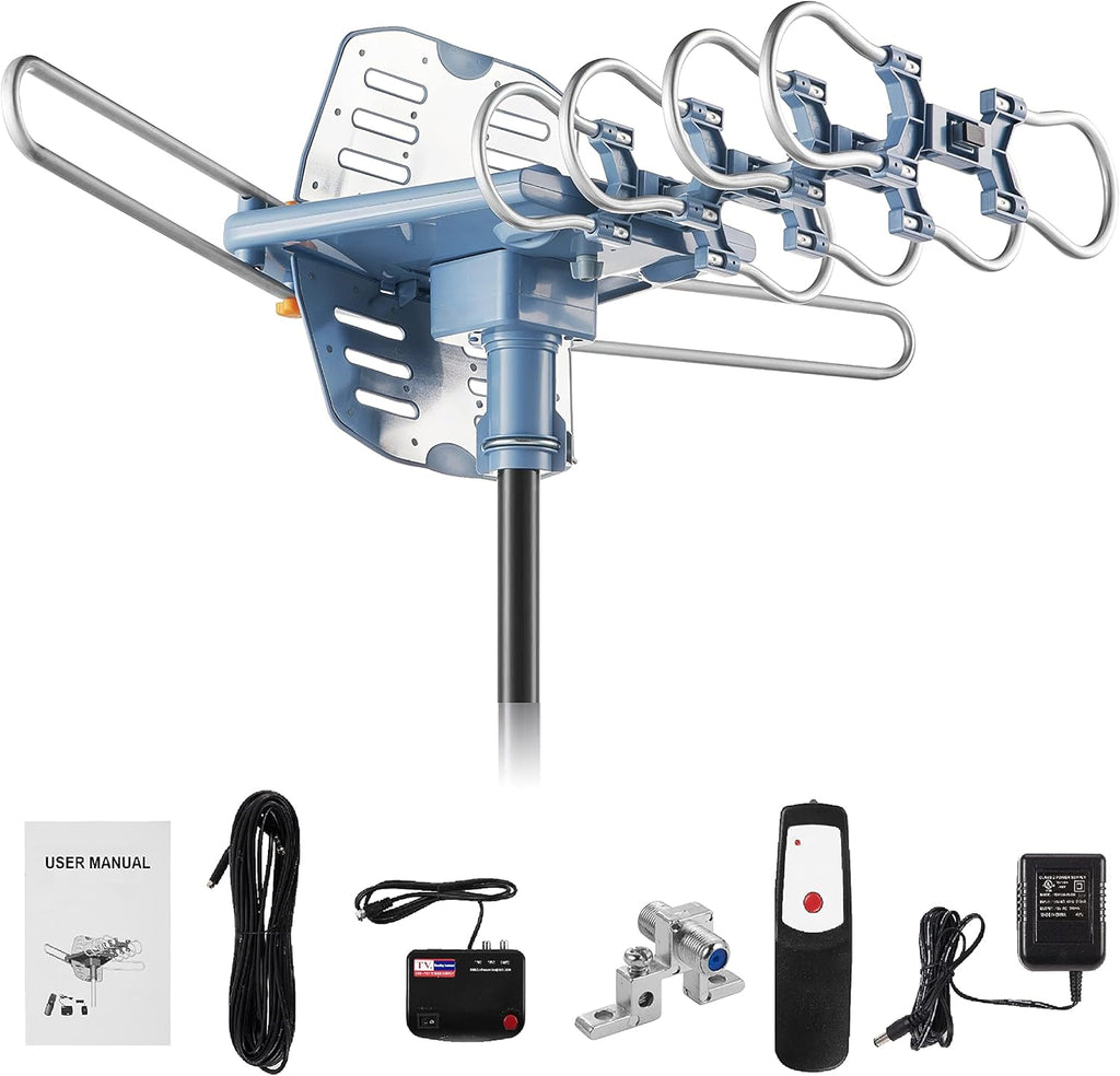 60FT RG6 Coaxial Cable Digital Outdoor Antenna F1417